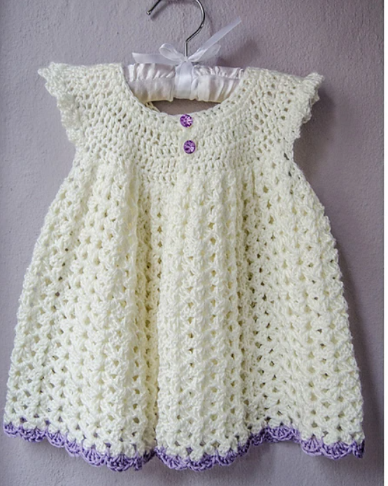 Read this article: Vestido de Bebé a Crochet