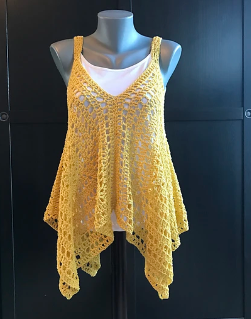 Crochet Summer Tank Top Pattern