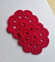 Crochet Eight Petal Coaster Pattern