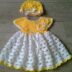 Bumble Bee Dress and Hat Crochet Pattern