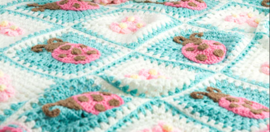 Bugs and Blooms Crochet Blanket Pattern