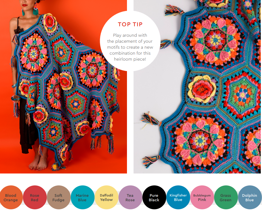 Casa Kahlo Blanket Pattern PDF