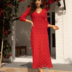 Red Crochet Dress Pattern