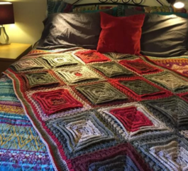 Hypnotic Afghan Pattern
