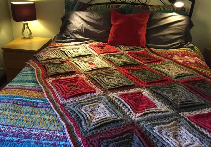 Hypnotic Afghan Pattern