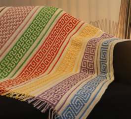 Mosaic Crochet Throw Pattern