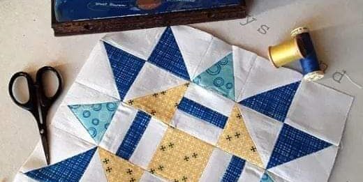 Stella Block Pattern in Quilting