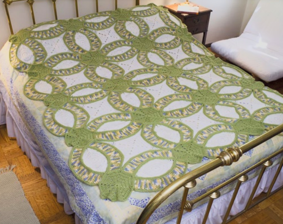 The Wedding Ring Crochet Quilt