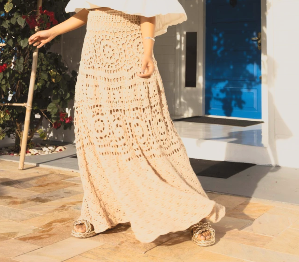 Beautiful Crochet Skirt