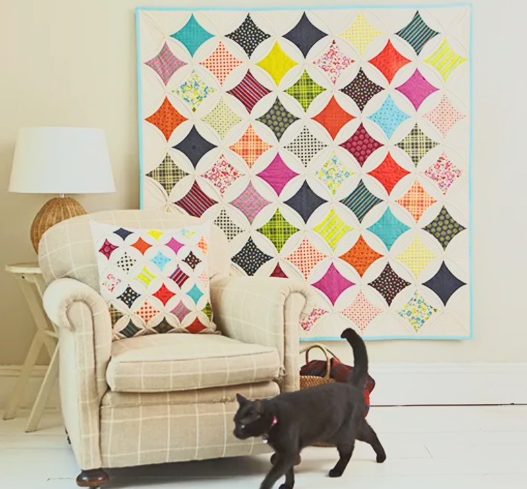 Cathedral Window Quilt Pattern