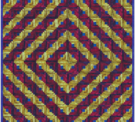 The Log Cabin Barn Raising Quilt Pattern