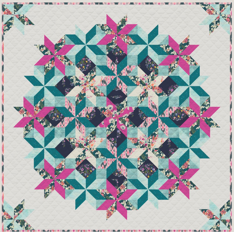 Evergrowing Mandala Quilt Pattern