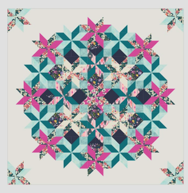 Evergrowing Mandala Quilt Pattern