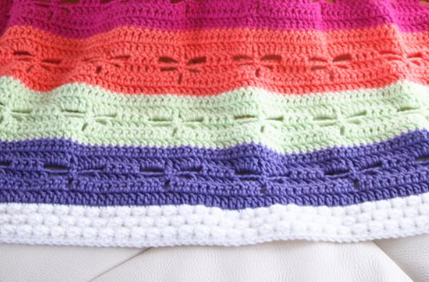 Dragonfly Crochet Blanket