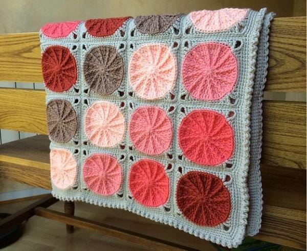 Sunny Spread Throw Crochet Pattern