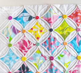 Cathedral Window Quilt Pattern