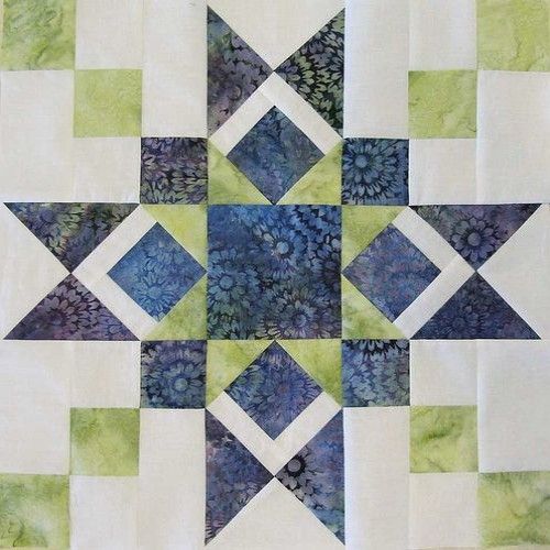 Granny's Star Block Pattern