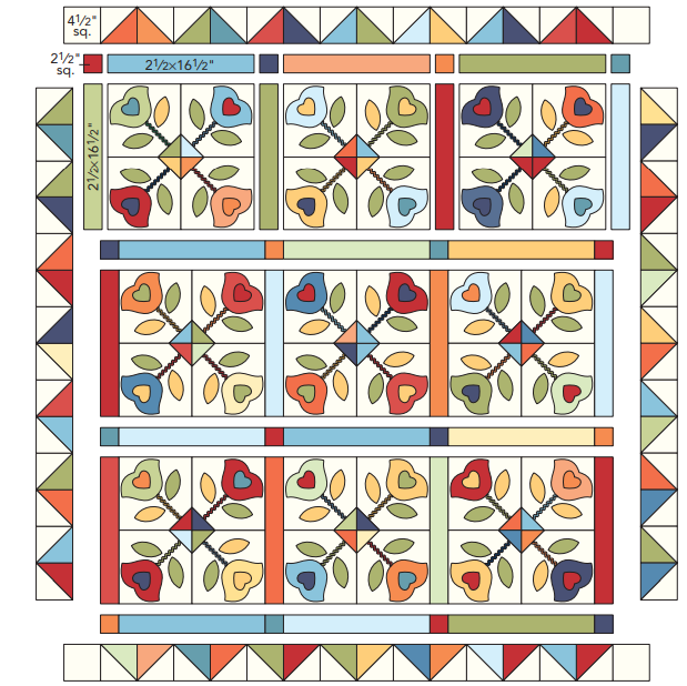 The Tulip Festival Quilt Pattern