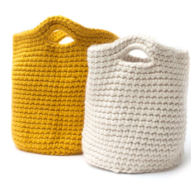 Crochet Cache Baskets Pattern