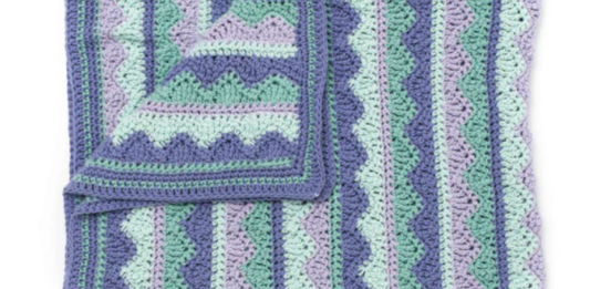 Summer Mist Crochet Throw Pattern