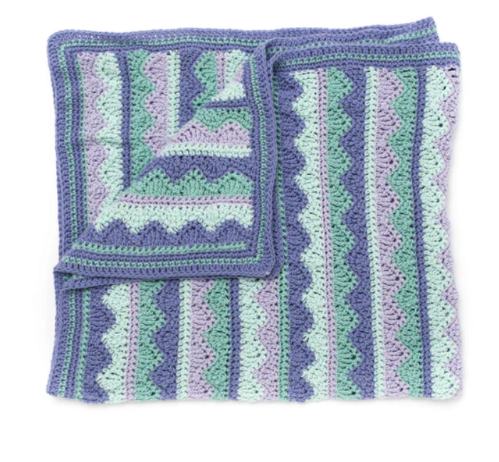 Summer Mist Crochet Throw Pattern