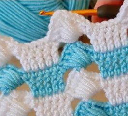 Tilted Block Stitch Pattern