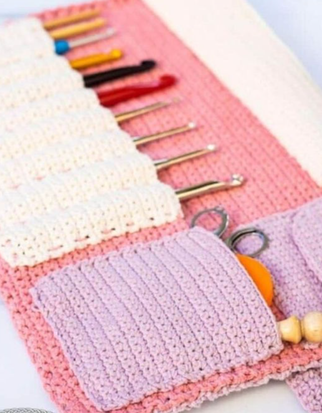 Crochet Desk Organizer Free Pattern