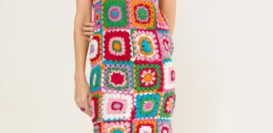 Beautiful Granny Square Dress