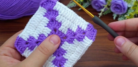 Easy Crochet Square Free Pattern