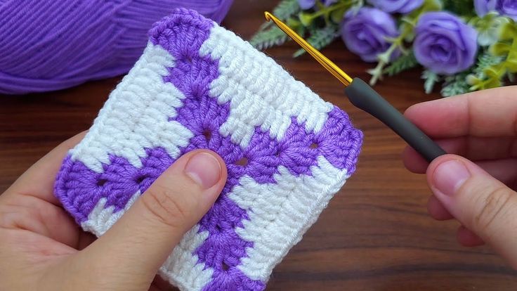 Easy Crochet Square Free Pattern