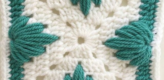 Granny Square Leaf Crochet