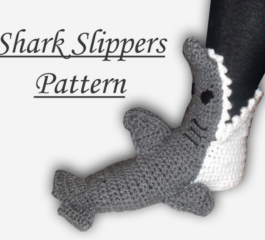 Shark Slippers Pattern