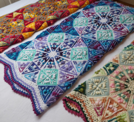 Kaleidoscope Blanket Free Tutorial