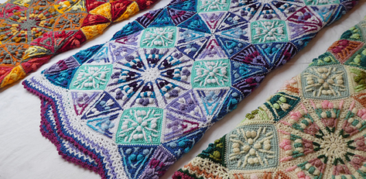 Kaleidoscope Blanket Free Tutorial