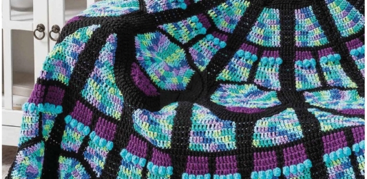 Cathedral Window Afghan Free Pattern