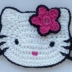 Kitty Applique Crochet Free Pattern