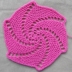 Swirled Hexagons Blanket Crochet Pattern