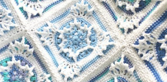 Blizzard Warning Hexagon Pattern