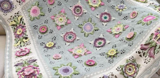 Fruit Garden Blanket – Free Crochet Pattern