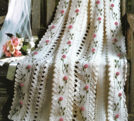 Vintage Rose Afghan – Free Crochet Pattern