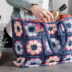 How to Crochet a Colorful Granny Square Bag
