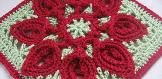 Purifying Puritans 12″ Afghan Block – Free Crochet Pattern & Tutorial