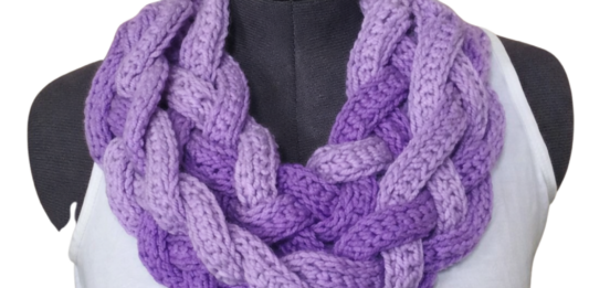 Double Braided Cowl Free Crochet Pattern