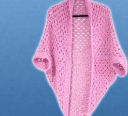 Granny Square Cocoon Cardigan Crochet Pattern