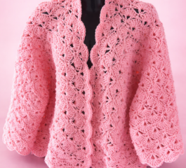 Shell Hexagon Cardigan – Free Crochet Tutorial